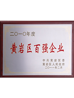 2010年黃巖區(qū)百?gòu)?qiáng)企業(yè)